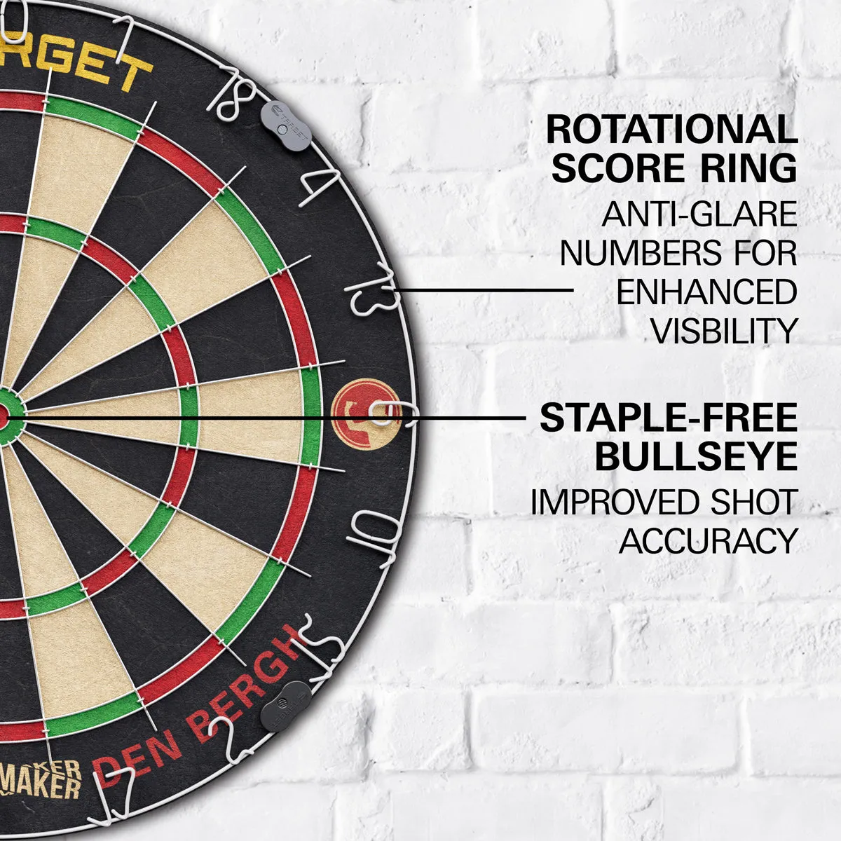 Dimitri Van Den Bergh Dartboard Set by Target