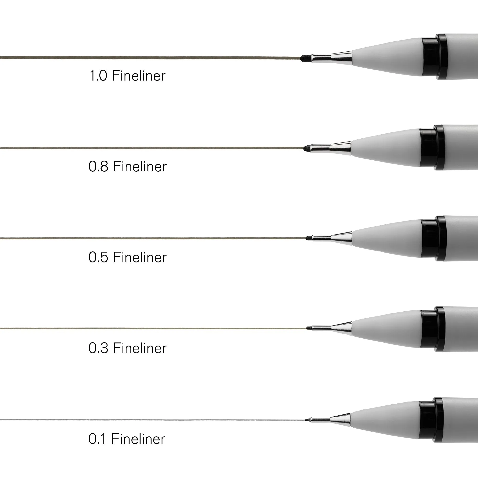 Fineliner Black x3 Big