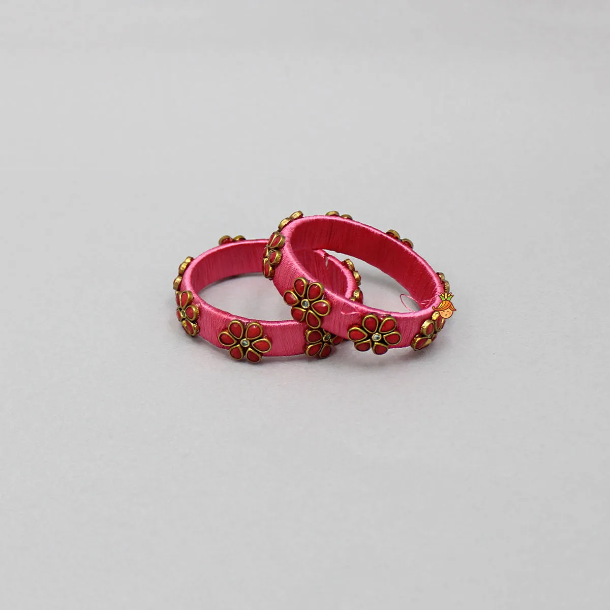 Floral Pink Bangles