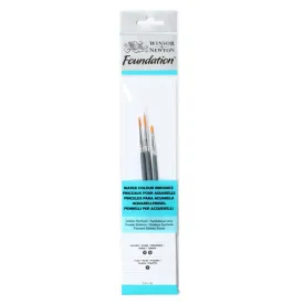 Foundation Watercolour Brush - Short Handle - 3 Pack (3)