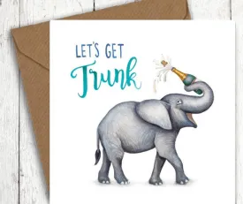 Funny Elephant Card