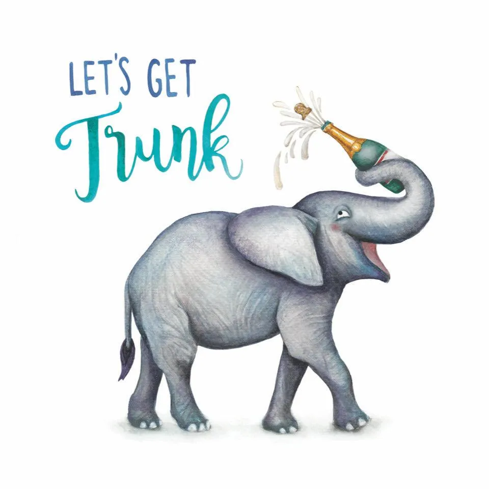 Funny Elephant Card