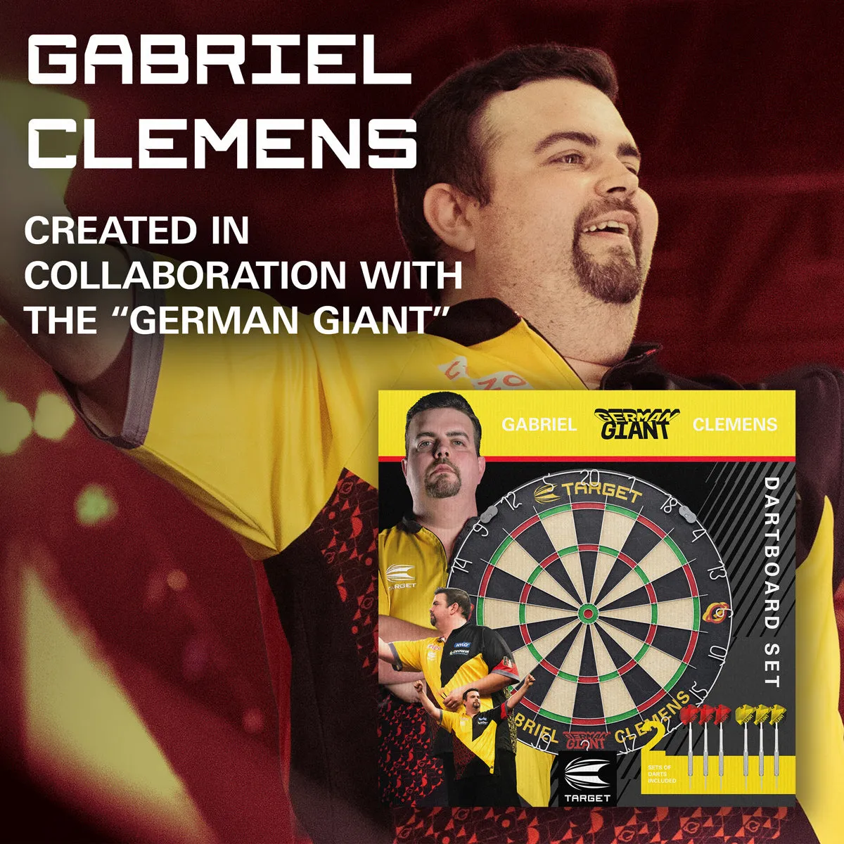 Gabriel Clemens Dartboard Set by Target