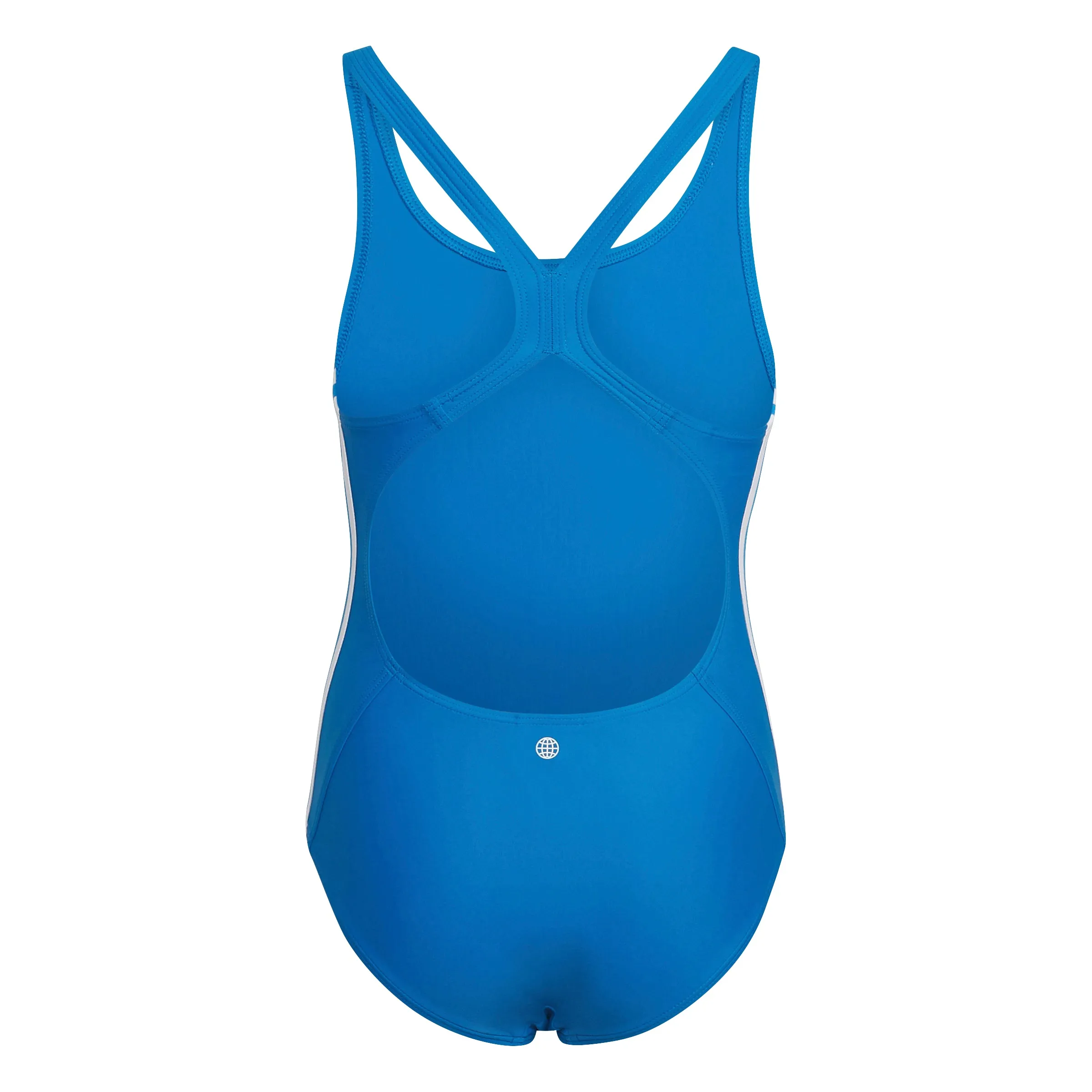 Girls' Adidas Youth 3-Stripes Swimsuit