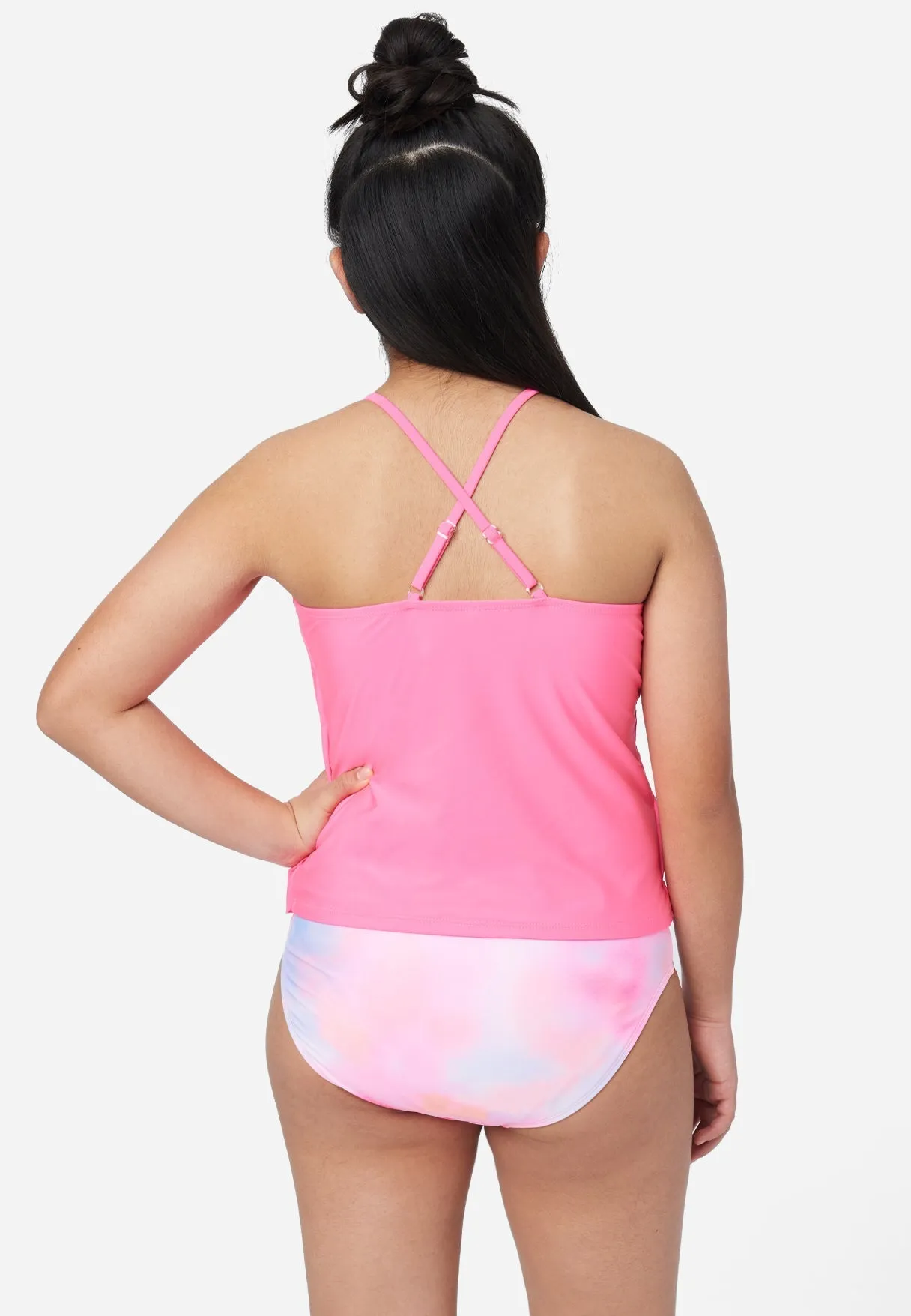 Graphic Tankini Swim Set