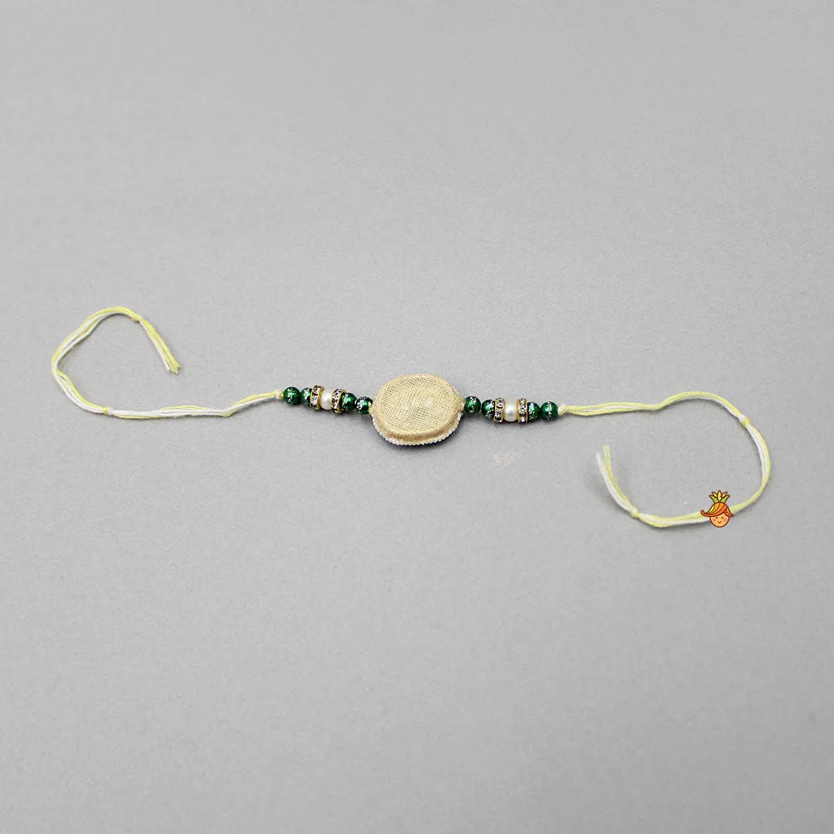 Green Beaded Rakhi