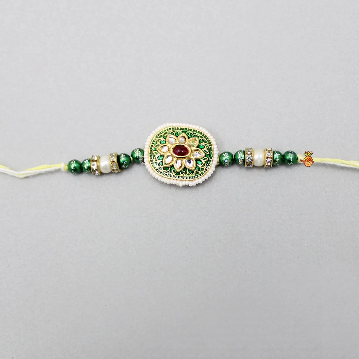 Green Beaded Rakhi