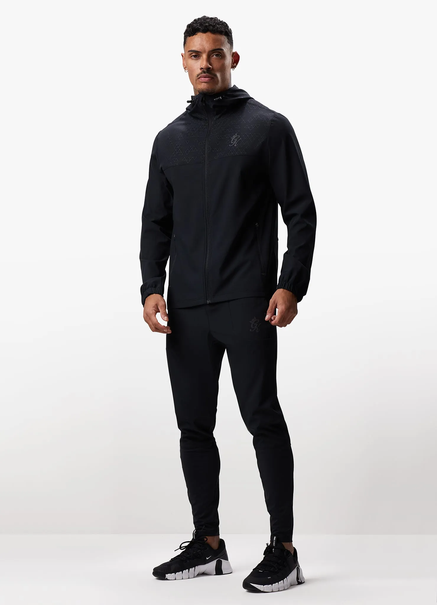 Gym King Debossed 2.0 FZ Hood - Black