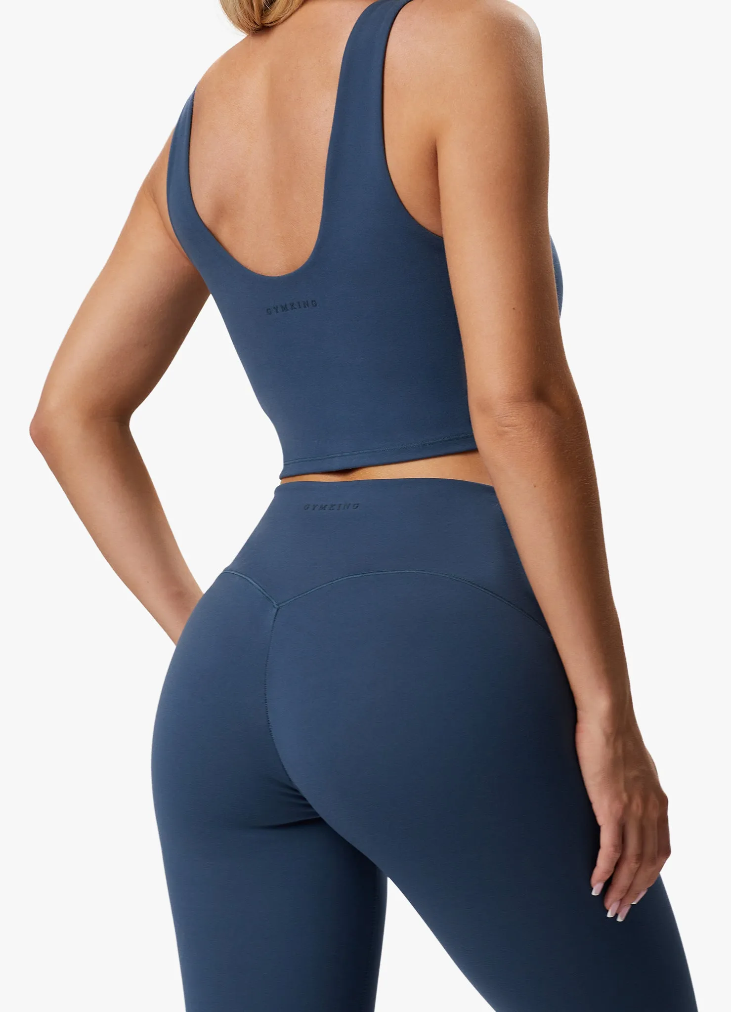 Gym King Peach Luxe Legging - Twilight Blue Luxe