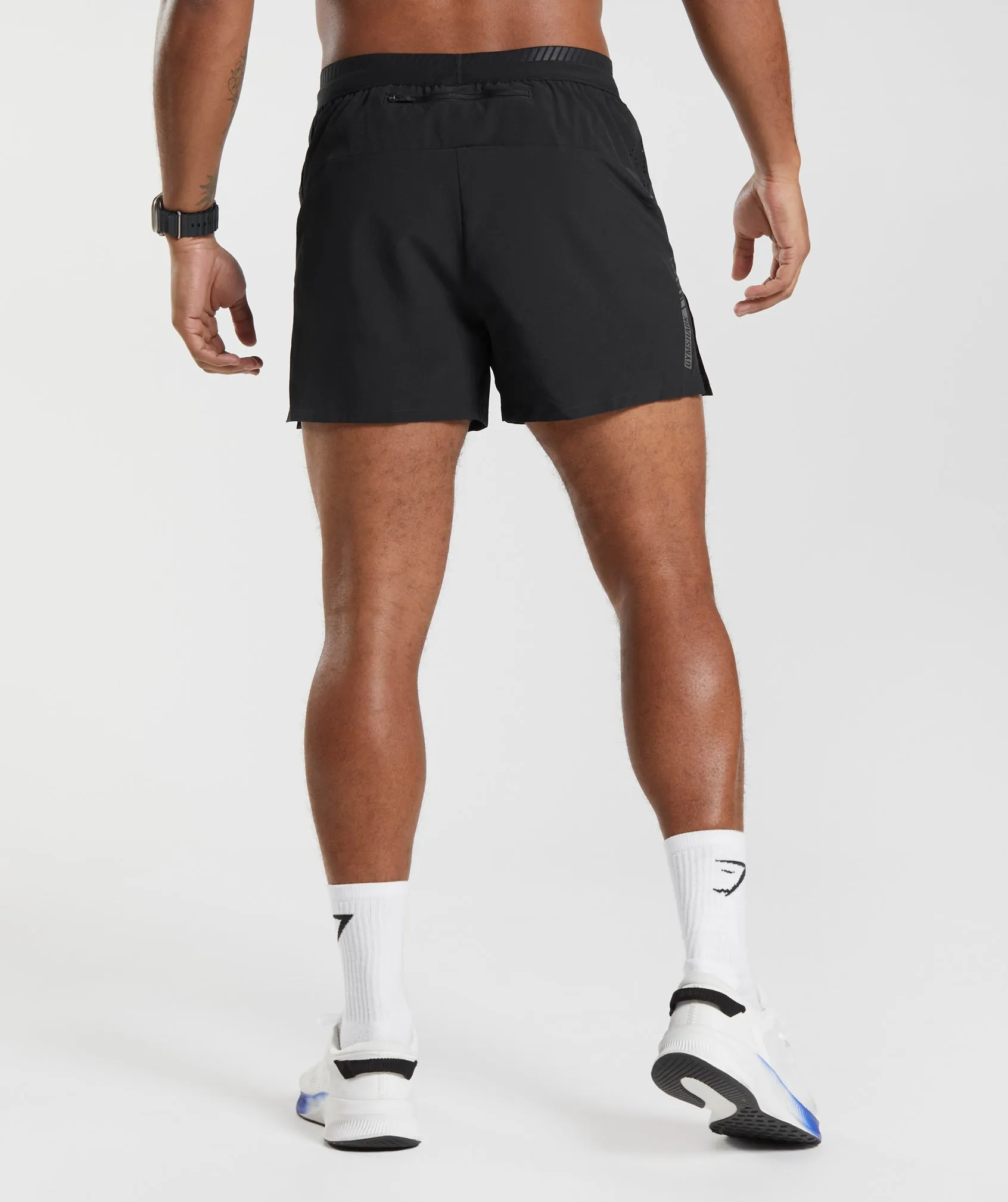 Gymshark Apex Run 4" Shorts - Black