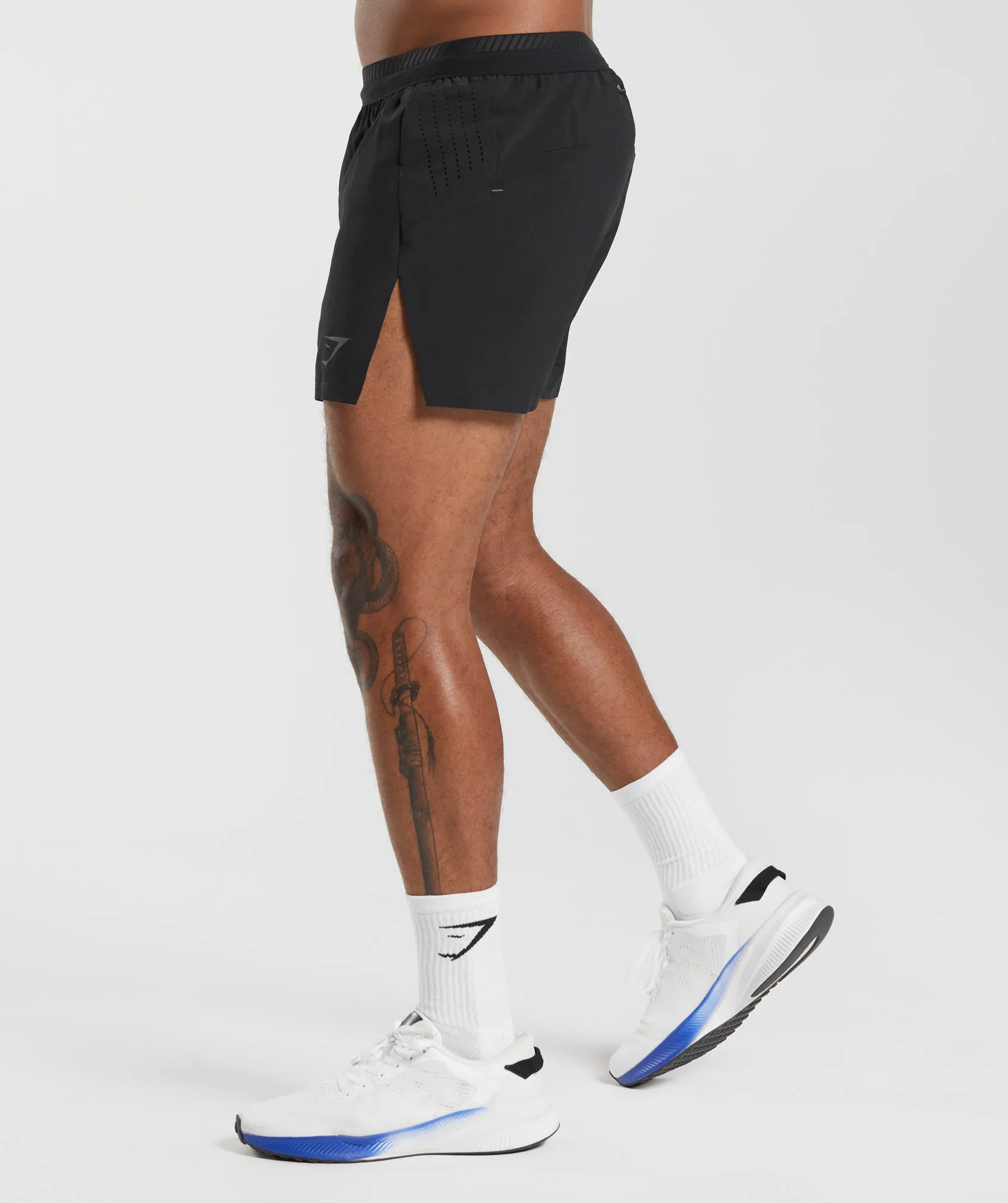 Gymshark Apex Run 4" Shorts - Black