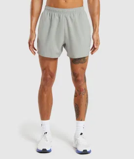 Gymshark Arrival 5" Shorts - Stone Grey