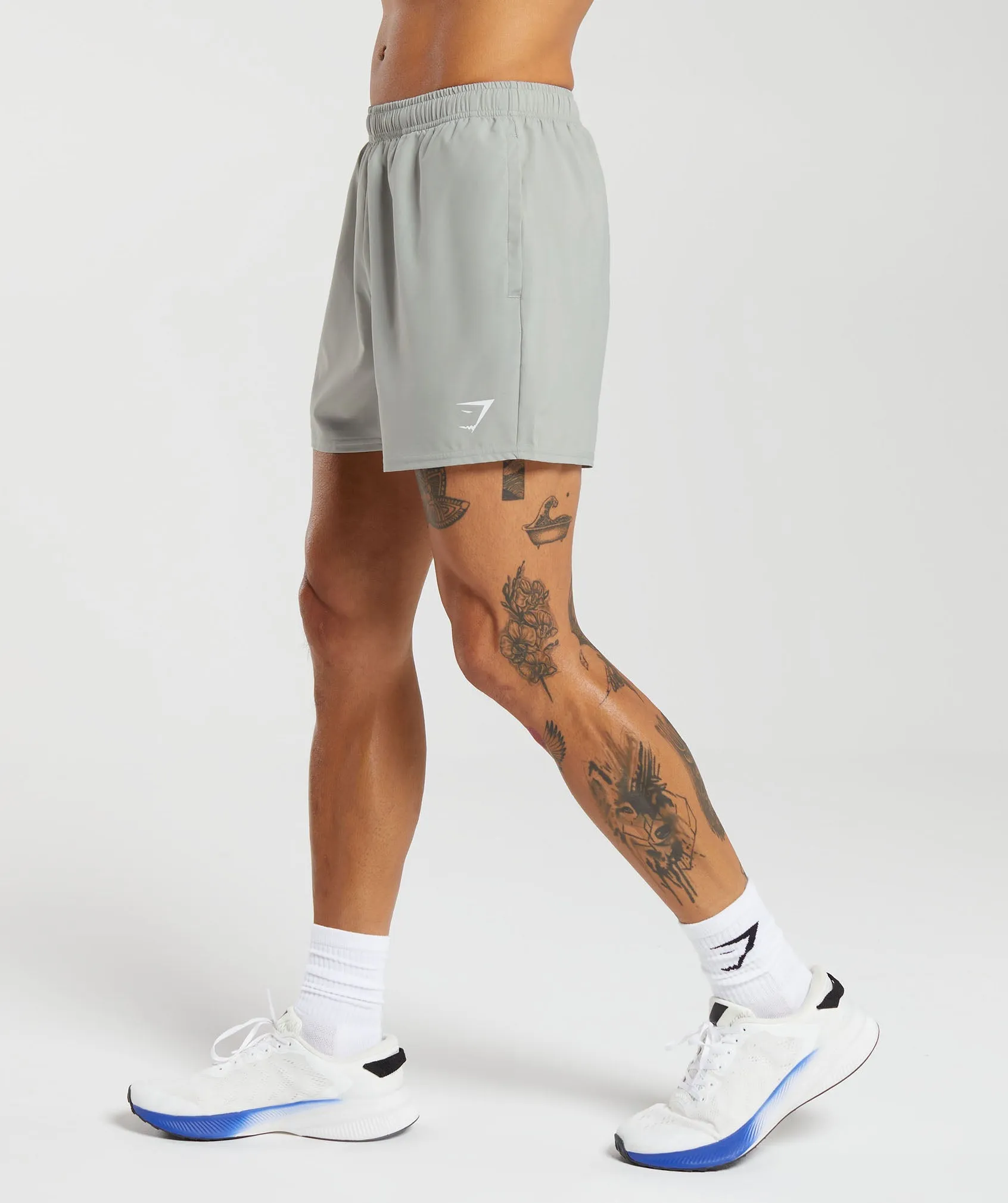 Gymshark Arrival 5" Shorts - Stone Grey