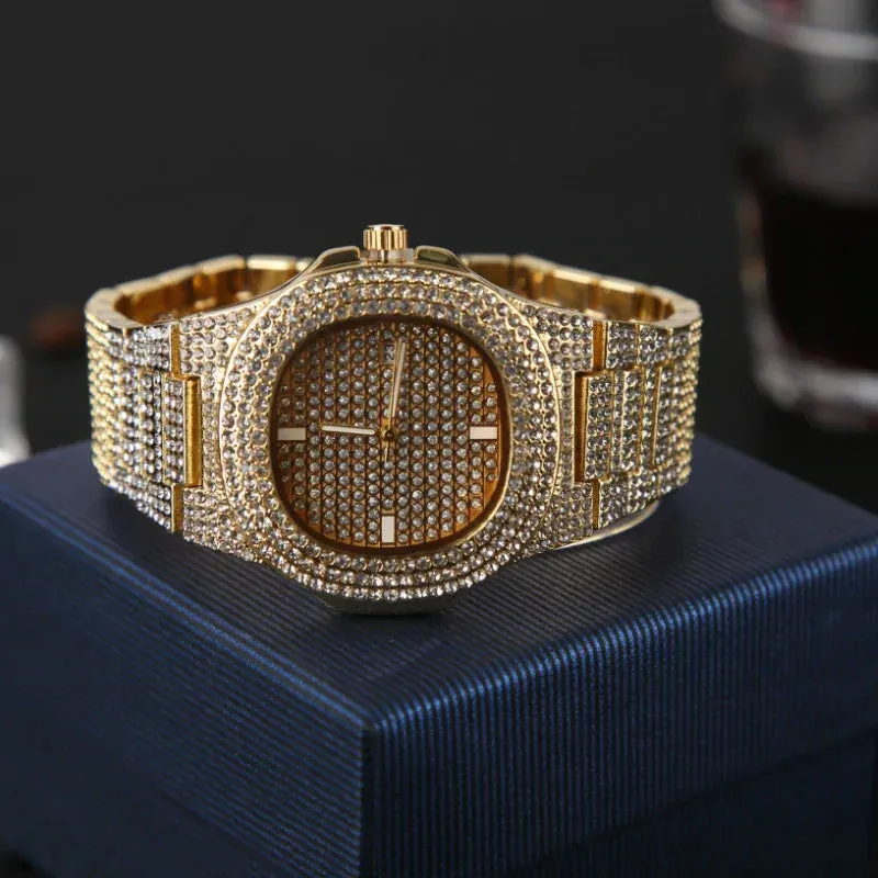 Hip Hop Diamond Jewellery Set