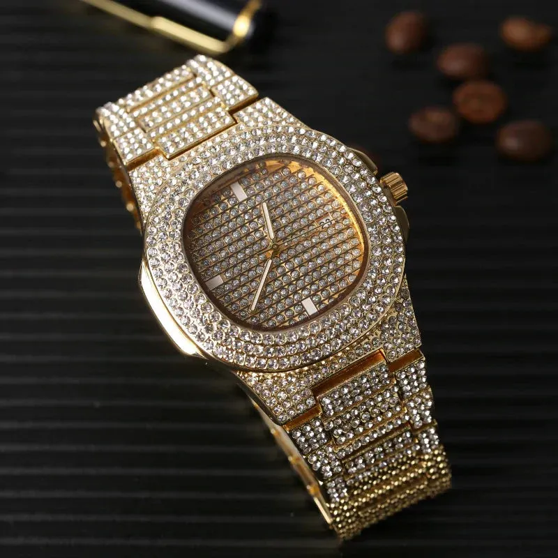 Hip Hop Diamond Jewellery Set