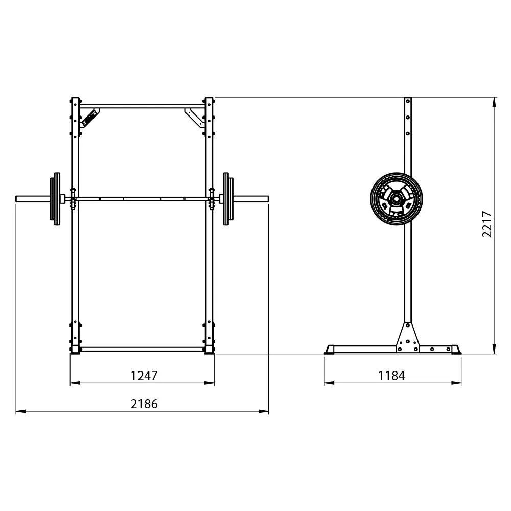 Hit Fitness PWR60 Quarter Rack