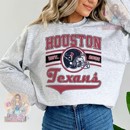 Houston Texans Ash SUBLIMATION Sweater