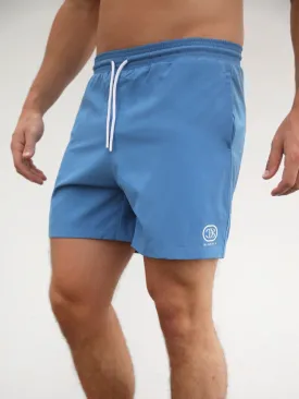 Initial Swim Shorts - Light Blue