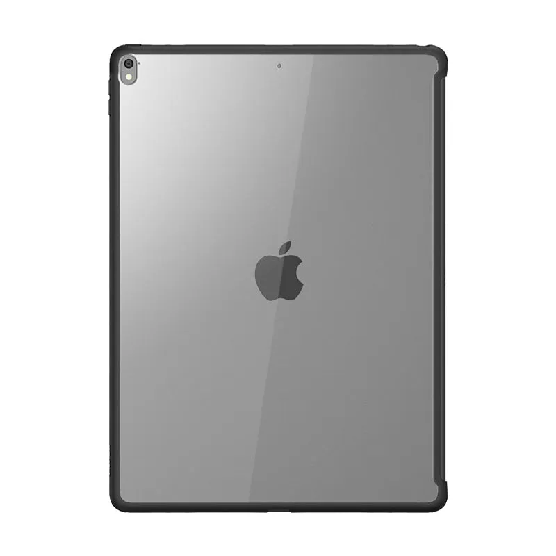 iPad Pro 10.5 (2017) Halo Smart Keyboard Compatible Clear Bumper Case-Black