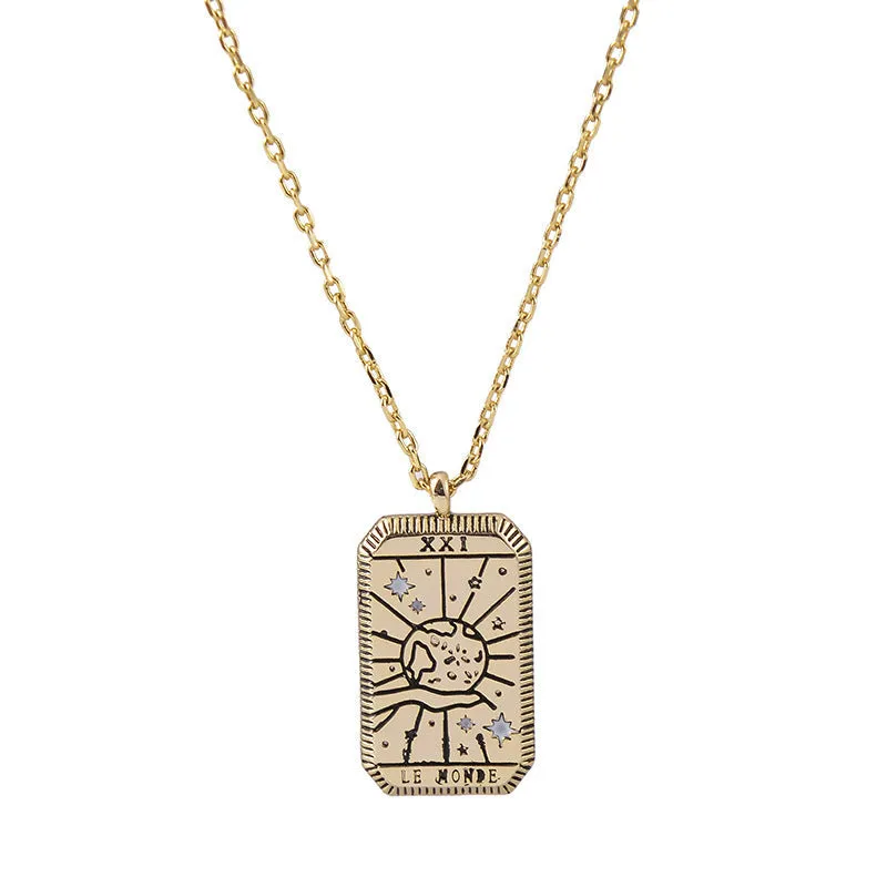 Just Lil Things Artificial Gold Necklace jltn0623