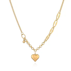 Just Lil Things Artificial Gold Necklace jltn1058