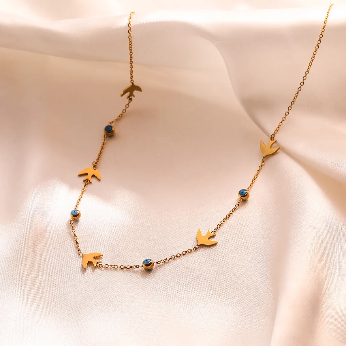 Just Lil Things Artificial Gold Necklace jltn1059