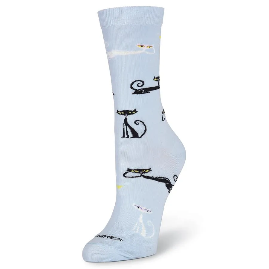 K Bell Womens Shag Cat Sock