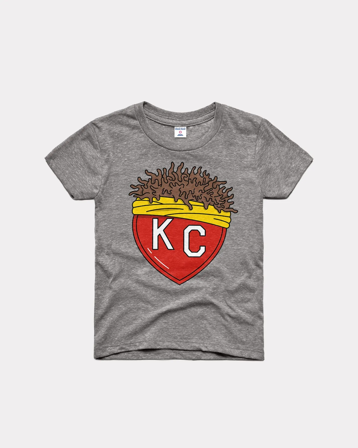 Kids Franchise KC Heart Vintage Grey T-Shirt