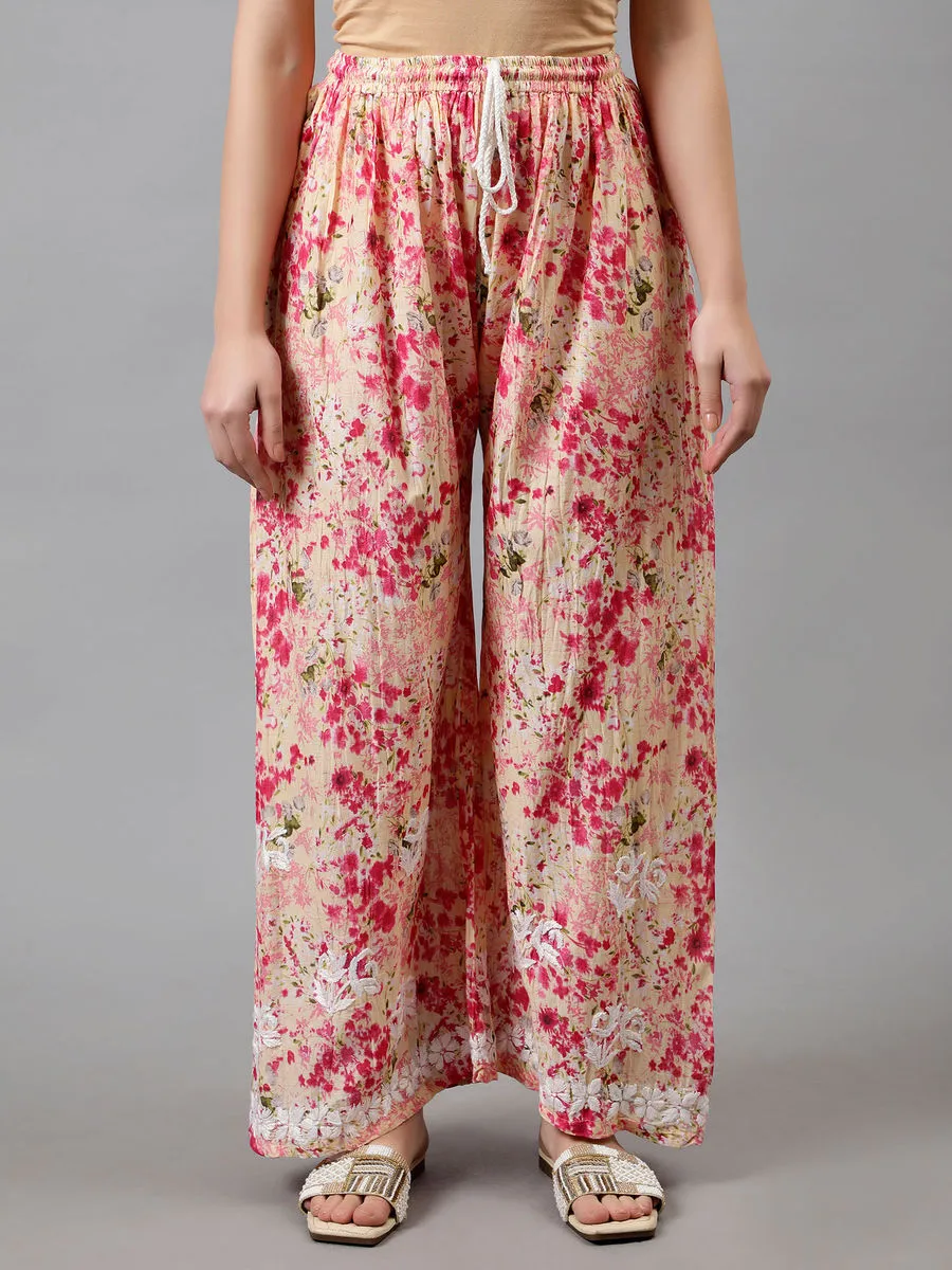 Maira Floral Chikankari Mulmul Co-ord Sets