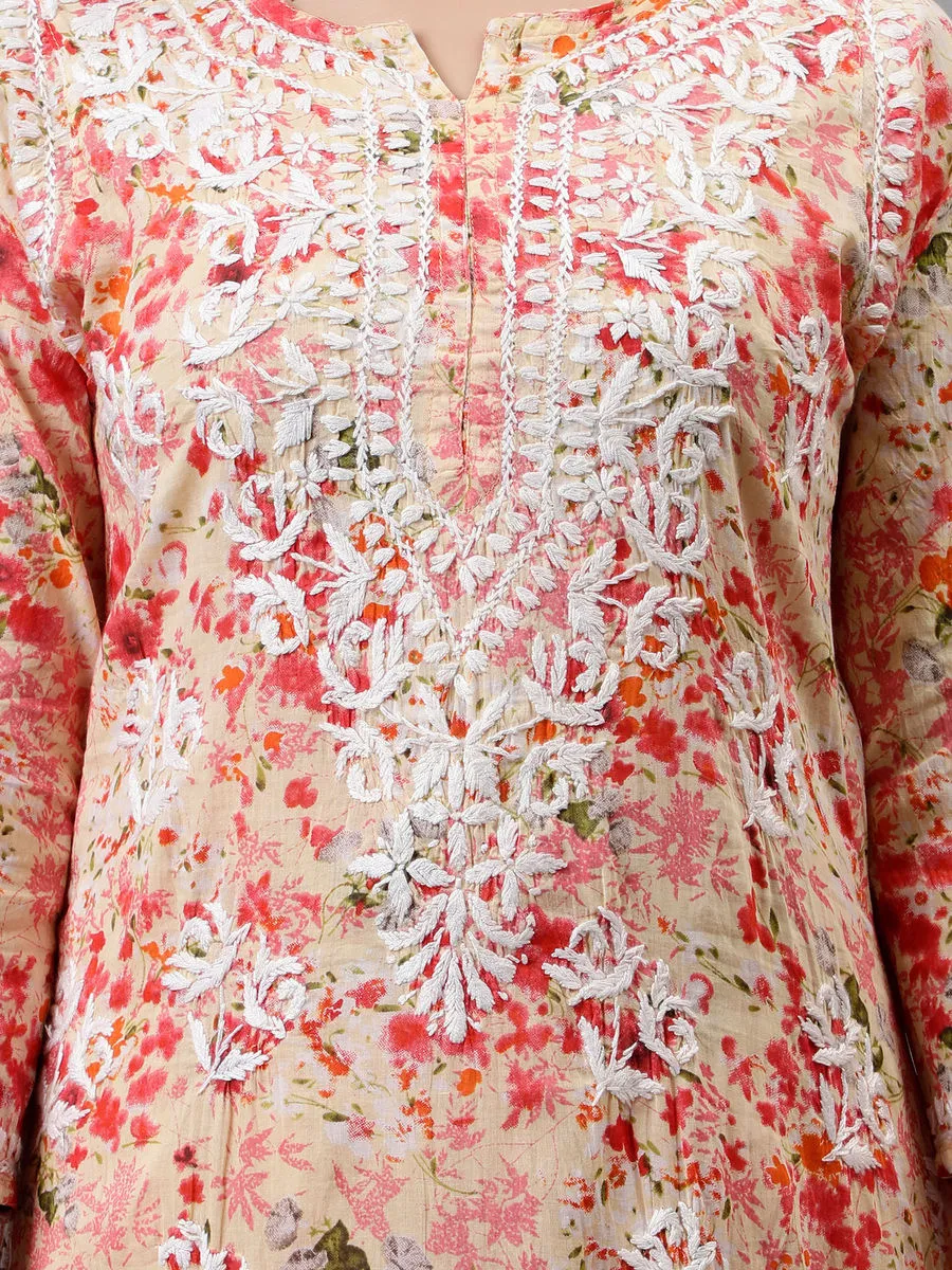 Maira Floral Chikankari Mulmul Co-ord Sets