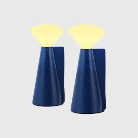 Mantle Portable Lamp in Cobalt Blue - Set of 2