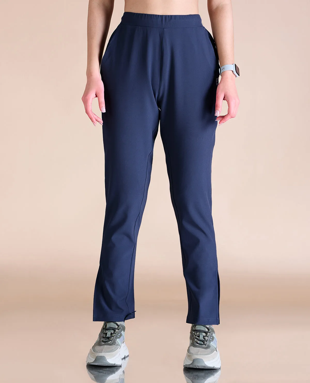 Max Dry Travel Pants With Pockets Navy Blue