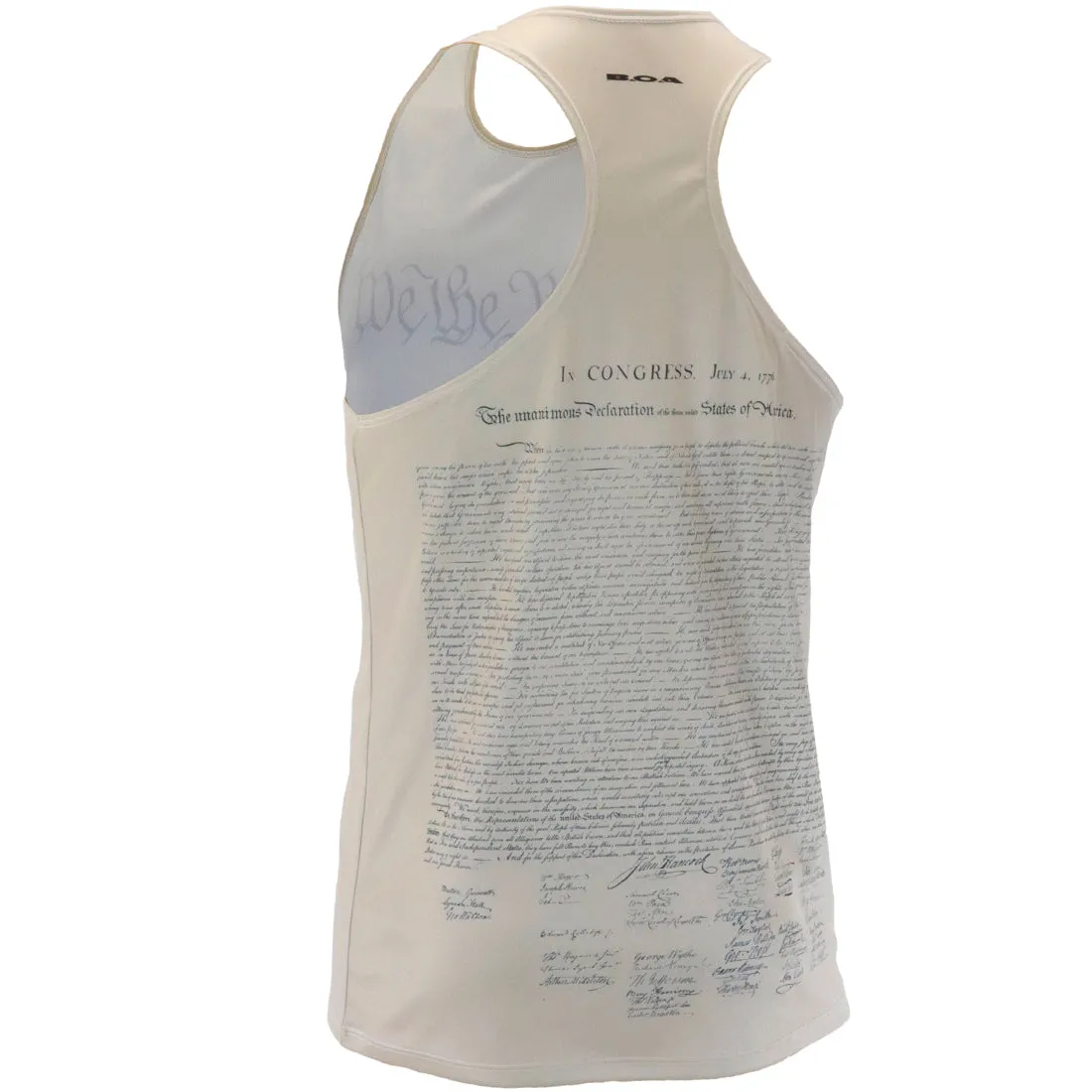 Men's Printed Singlet- Independence