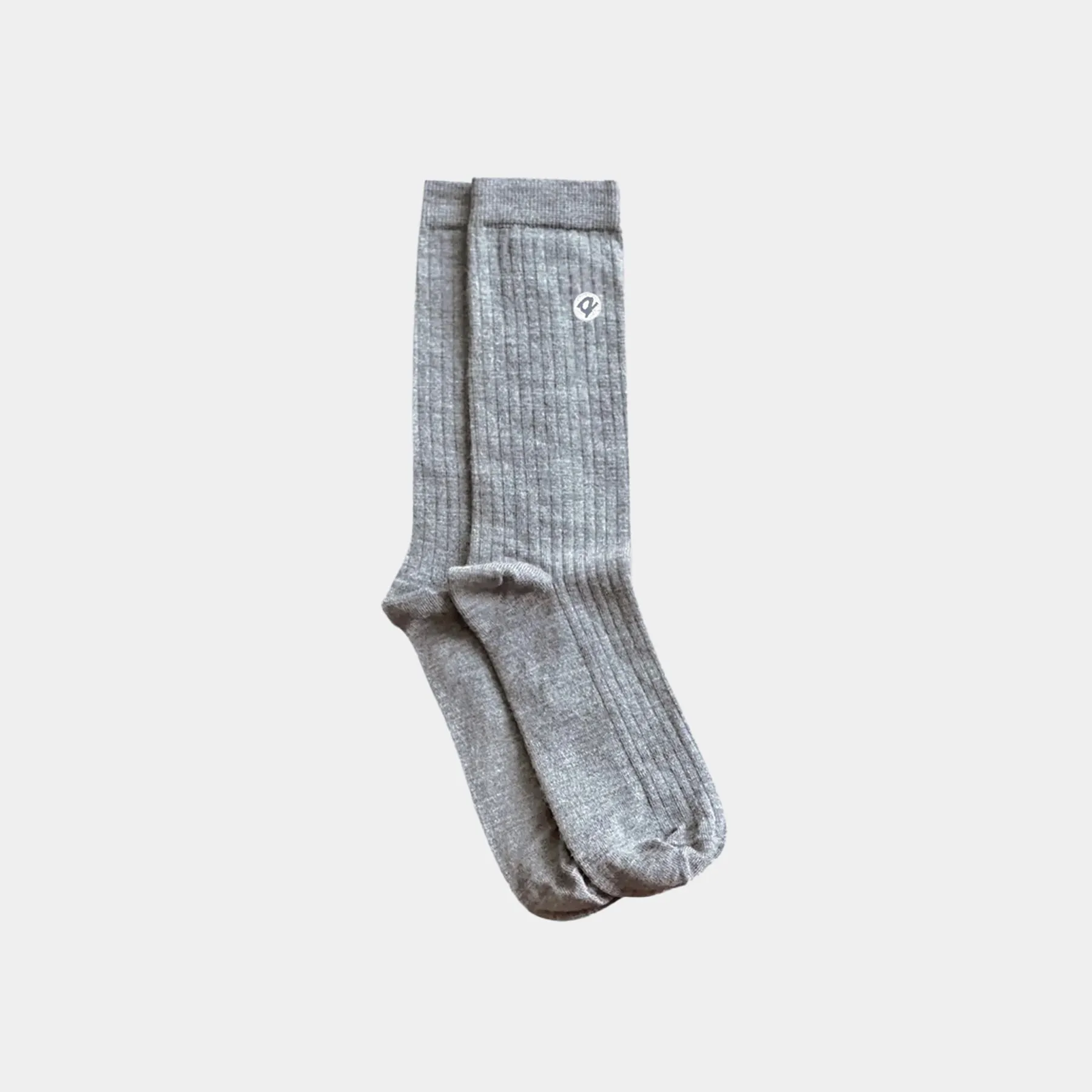 Merino Wool - Cotton Lightweight Adult Socks (Grey)