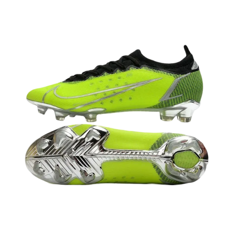 Nike Mercurial Vapor 14 Elite FG Green Silver Black - Goatkits Boots