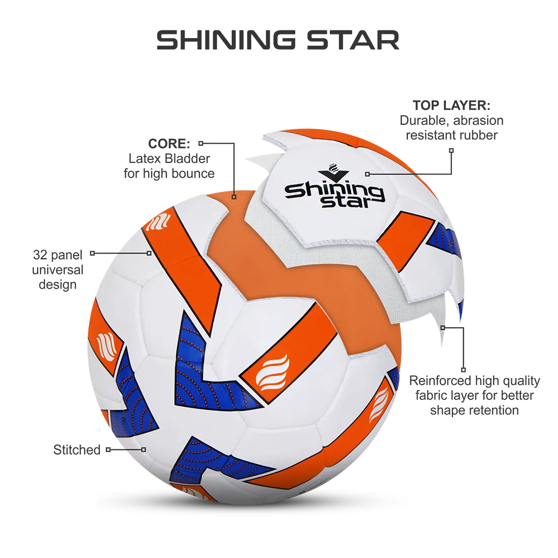 NIVIA Shining Star Football