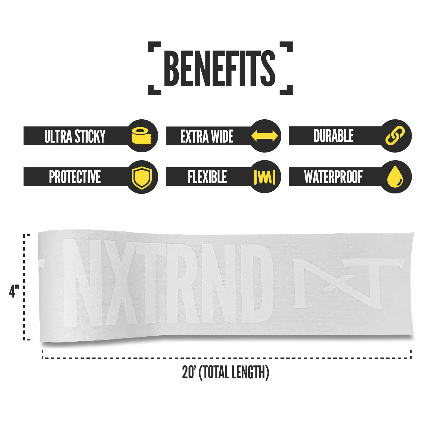 Nxtrnd TRF® Turf Tape White