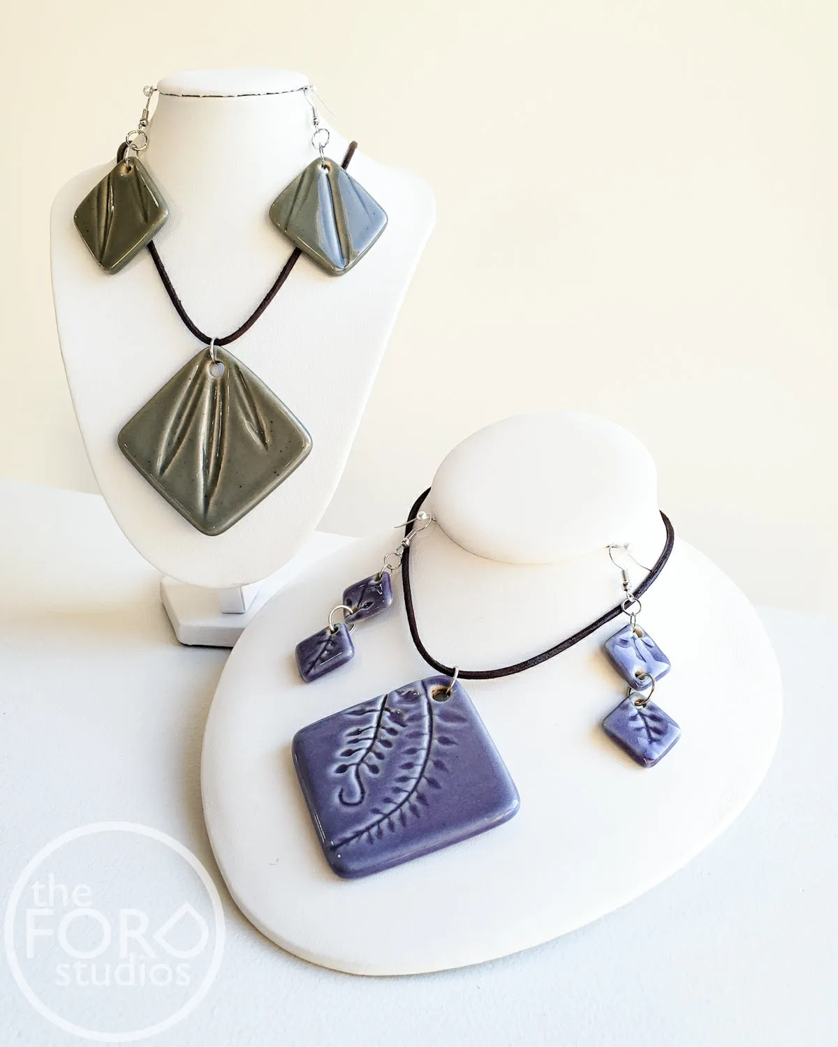 POTTERY CLASS:  Ceramic Jewelry Sets