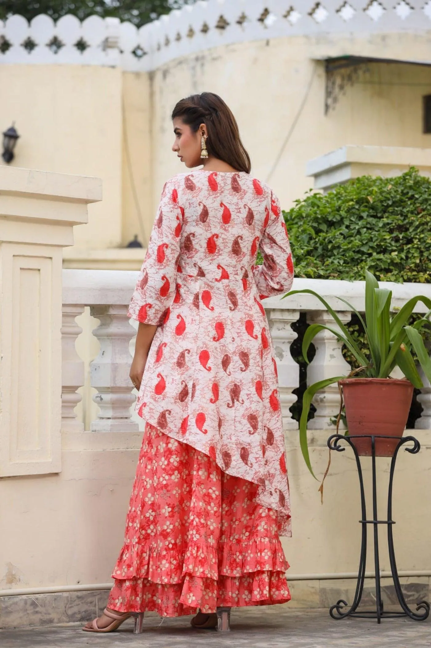 Printed Latest Trends Anarkali Dupatta Sets