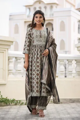 Printed Latest Trends Dupatta Sets