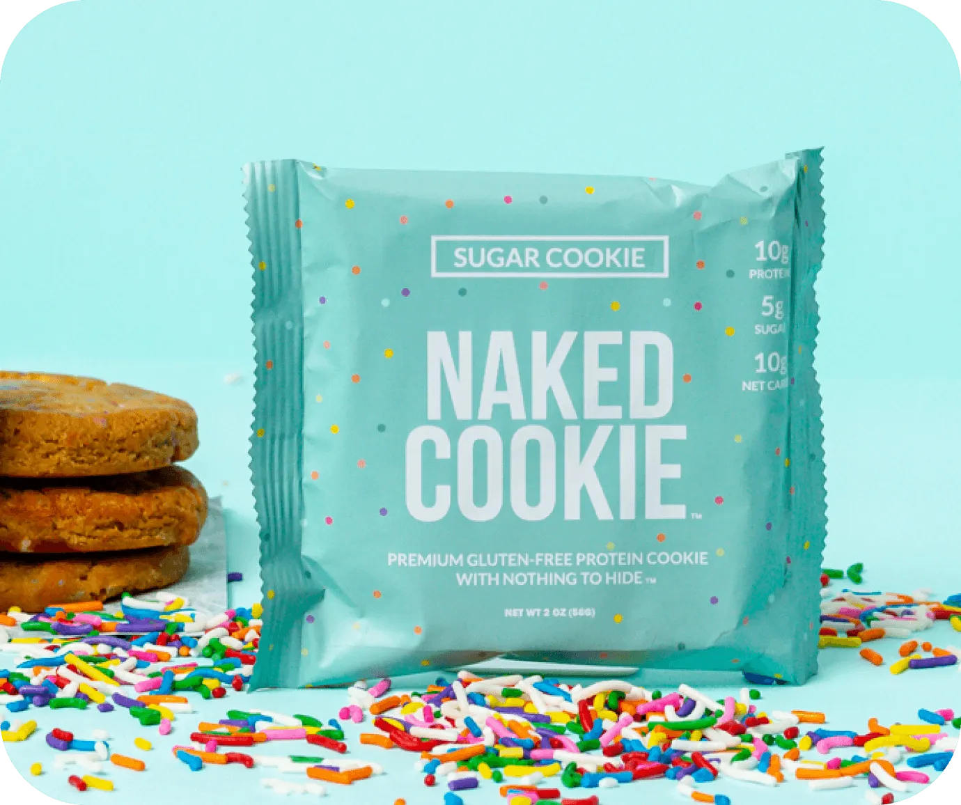 Protein Sugar Cookies | 12 Pack of Naked Cookies