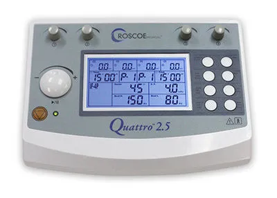 Quattro™ 2.5 Professional 4-Channel Electrotherapy Device for Advanced Pain Relief and Muscle Stimulation