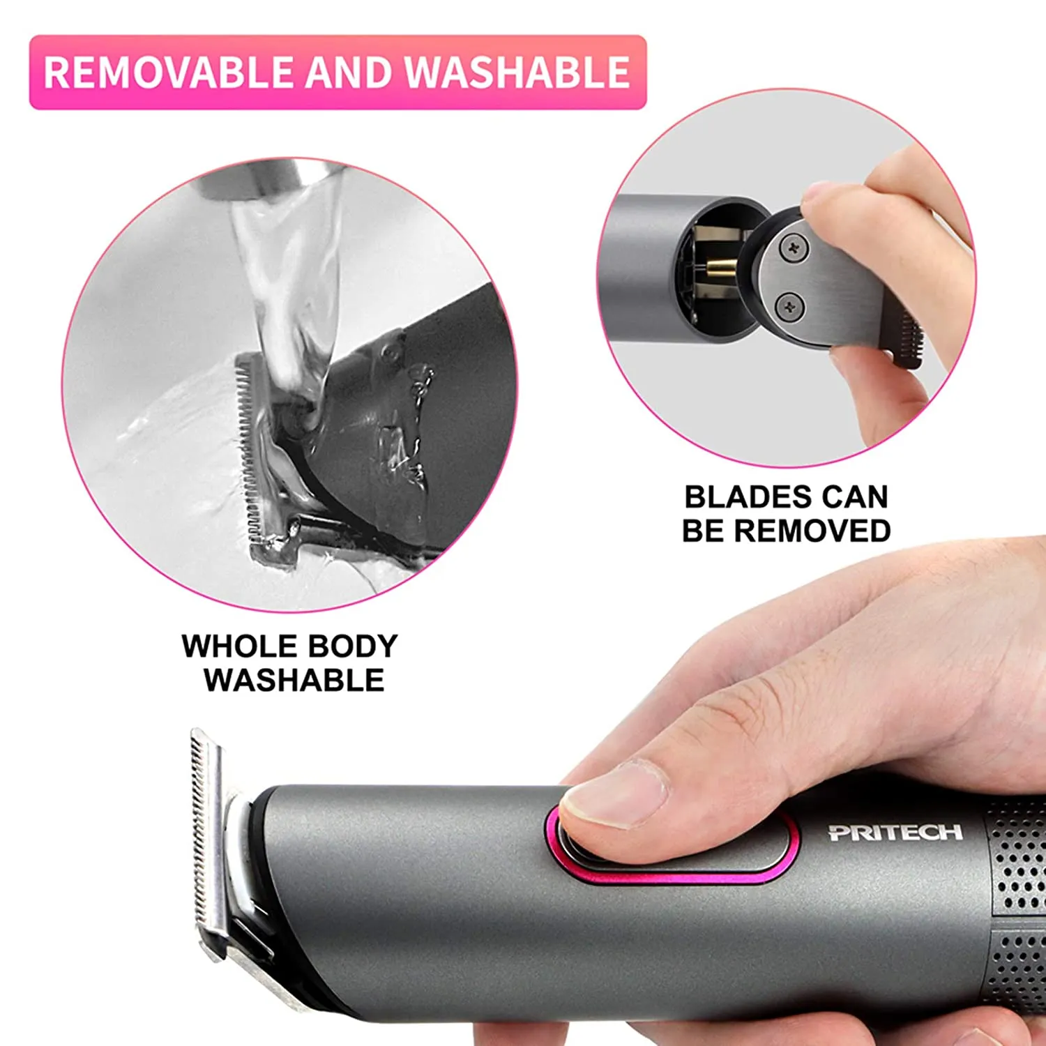 Rechargeable Hair Trimmer for Women