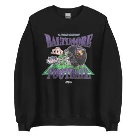 Retro Baltimore 🏈 | Crewneck Sweatshirt