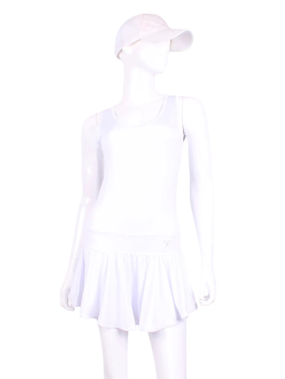 Sandra Mee Court To Cocktails Tennis Dress Soft White