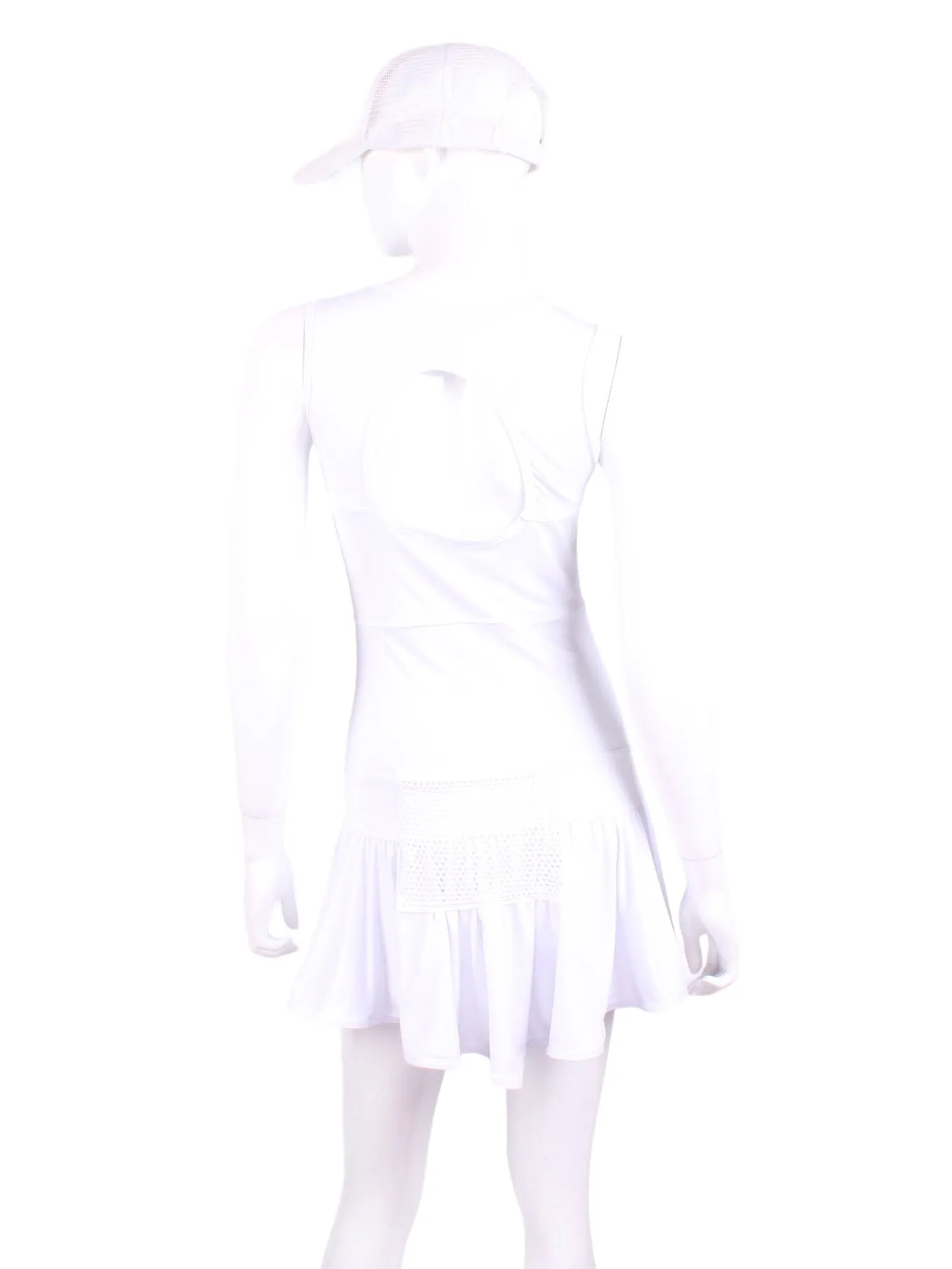 Sandra Mee Court To Cocktails Tennis Dress Soft White