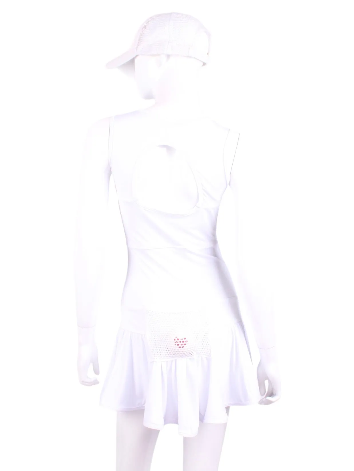 Sandra Mee Court To Cocktails Tennis Dress Soft White