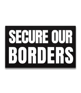 Secure Our Borders Decal