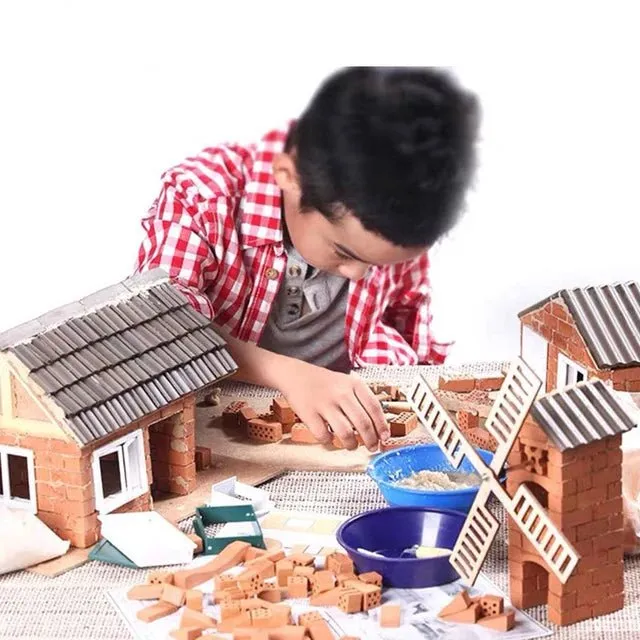 Teifoc Real Bricks Building Sets - Horse Stable