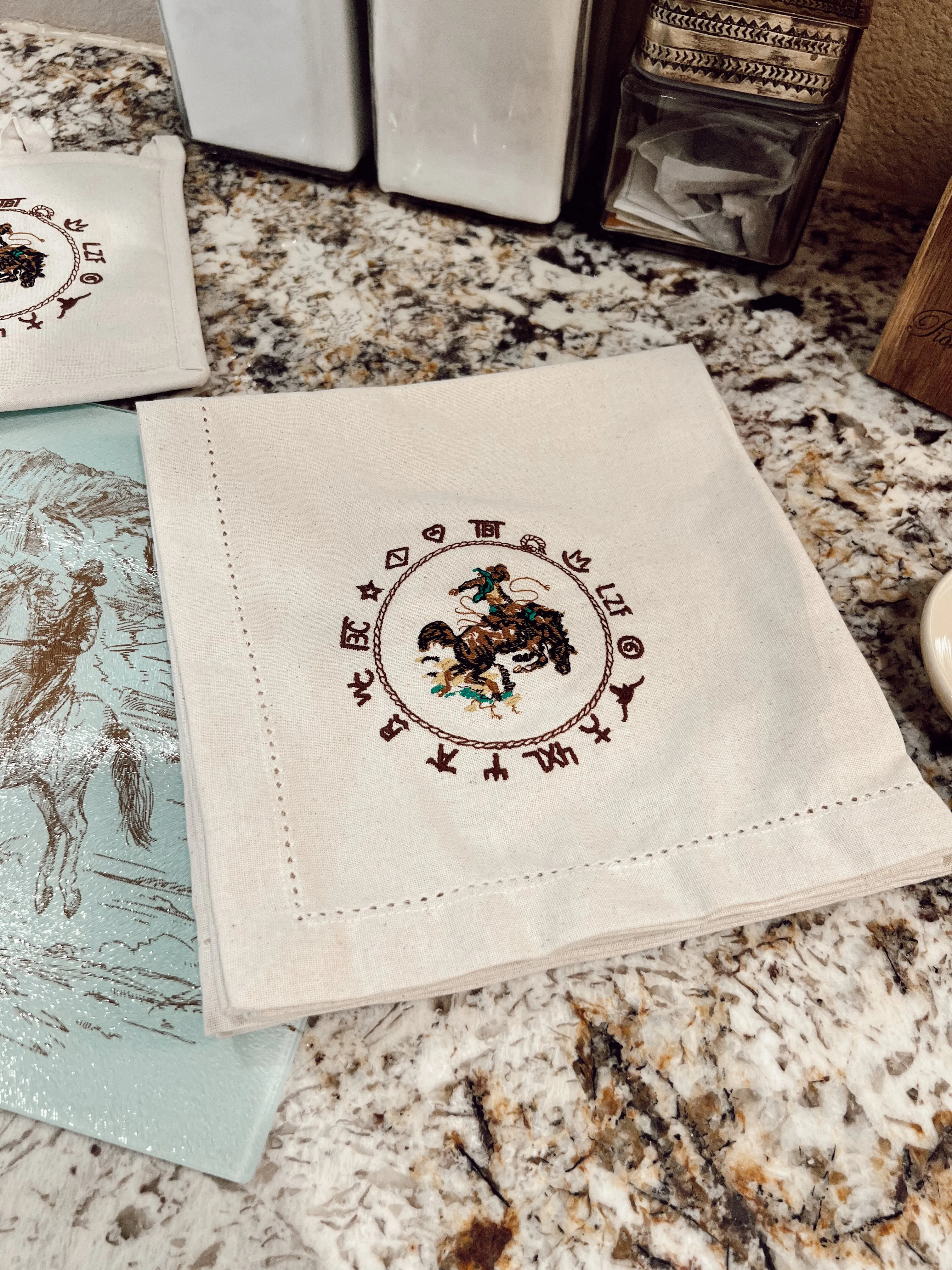 The Bronc Napkin Set